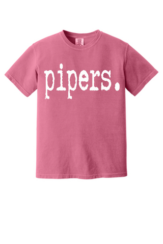 Pipers Typography Comfort Colors Tee