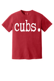 Cubs Typography Comfort Colors Tee