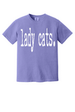 Lady Cats Typography Comfort Colors Tee