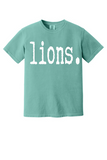 Lions Typography Comfort Colors Tee