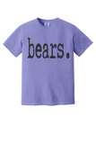 Bears Typography Comfort Colors Tee