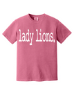 Lady Lions Typography Comfort Colors Tee