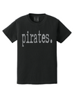 Pirates Typography Comfort Colors Tee