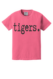 Tigers Typography Comfort Colors Tee