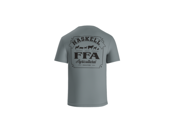 Haskell FFA Long Sleeve Tshirt Black Ink Design