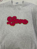 Valentine Chenille and Sequin Patch Sweatshirt