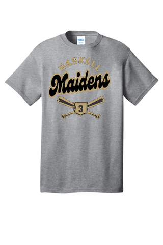 Little Maidens Tshirt with Player Number in Design