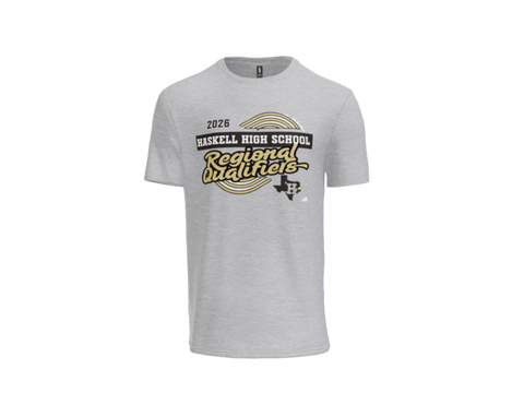 2026 Regional Track Qualifiers Heather Grey Cotton Tee